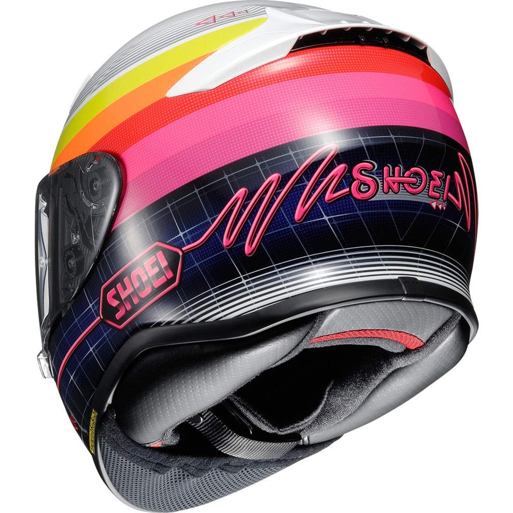 Shoei NXR Zork Motorcycle Helmet XXS Pink White (TC-7) : Amazon.co